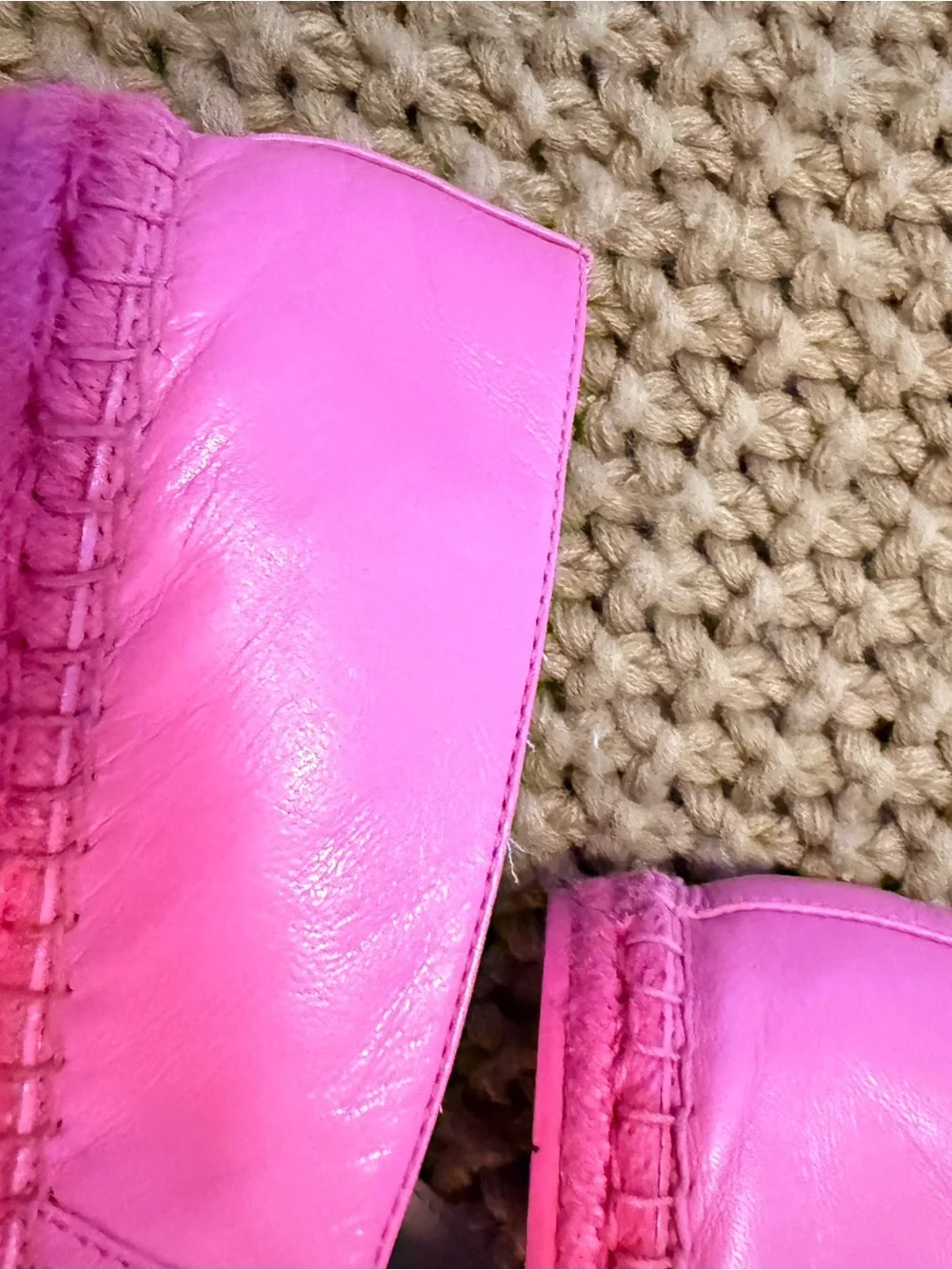 Coach Pink Signature Espadrille Flats